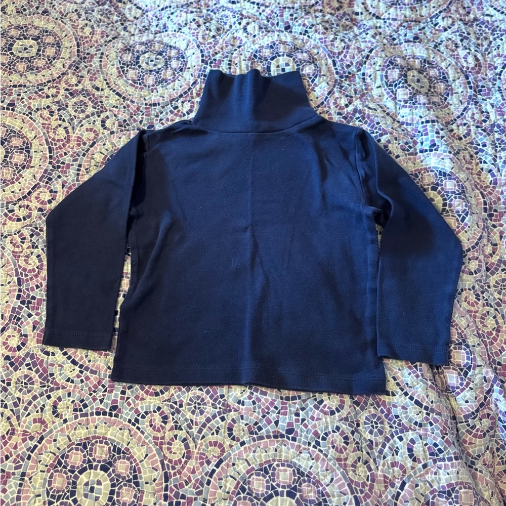 Vintage Y2K Sonoma Dark Blue Cotton Turtleneck